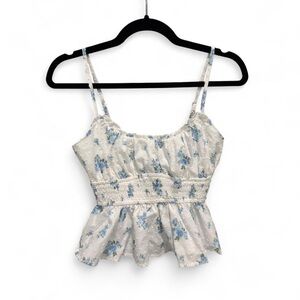 Altar’d State Stephanie Floral Clip Dot Tank